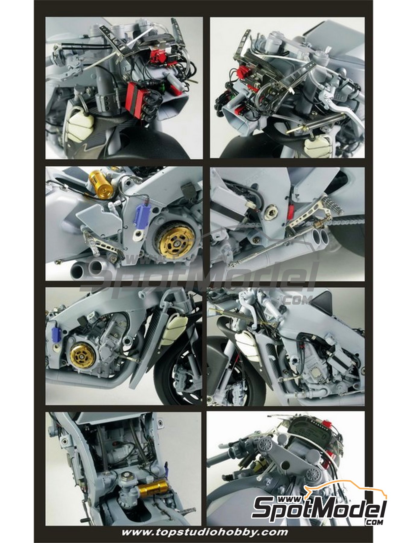 Top Studio MD29005: Detail up set 1/12 scale - Kawasaki Ninja ZX-RR